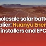 Wholesale solar batteries supplier Huanyu Energy for installers and EPCs